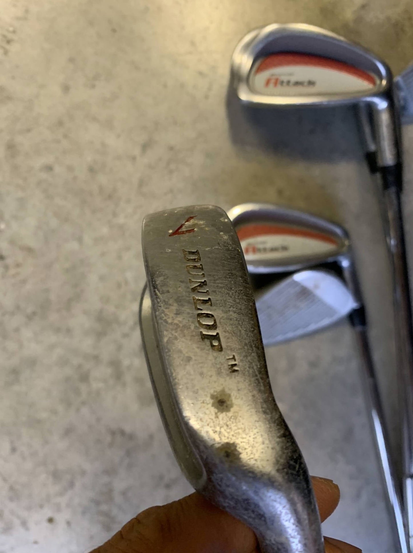 Old Golf Clubs Set with Bag